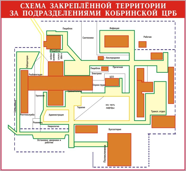 Схема областной больницы гродно