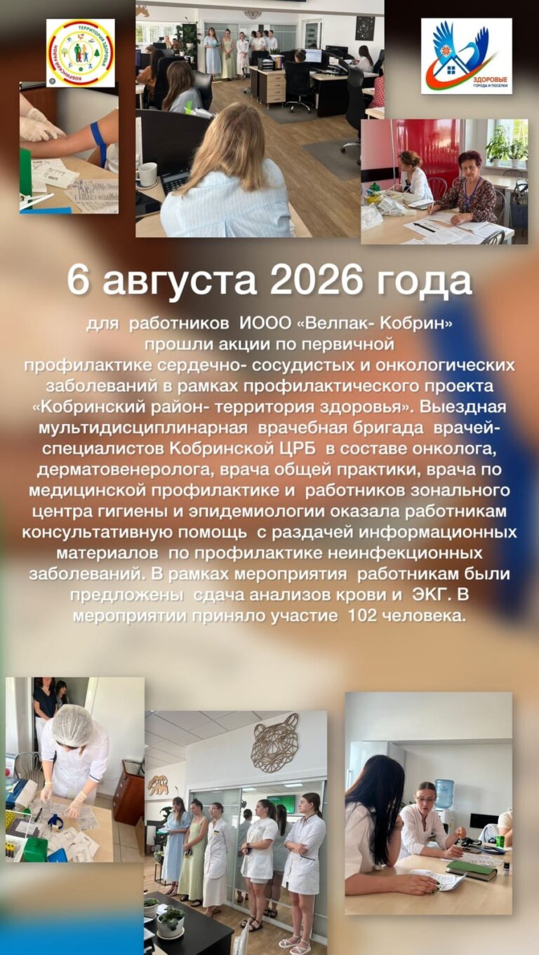Кобринский район — территория здоровья